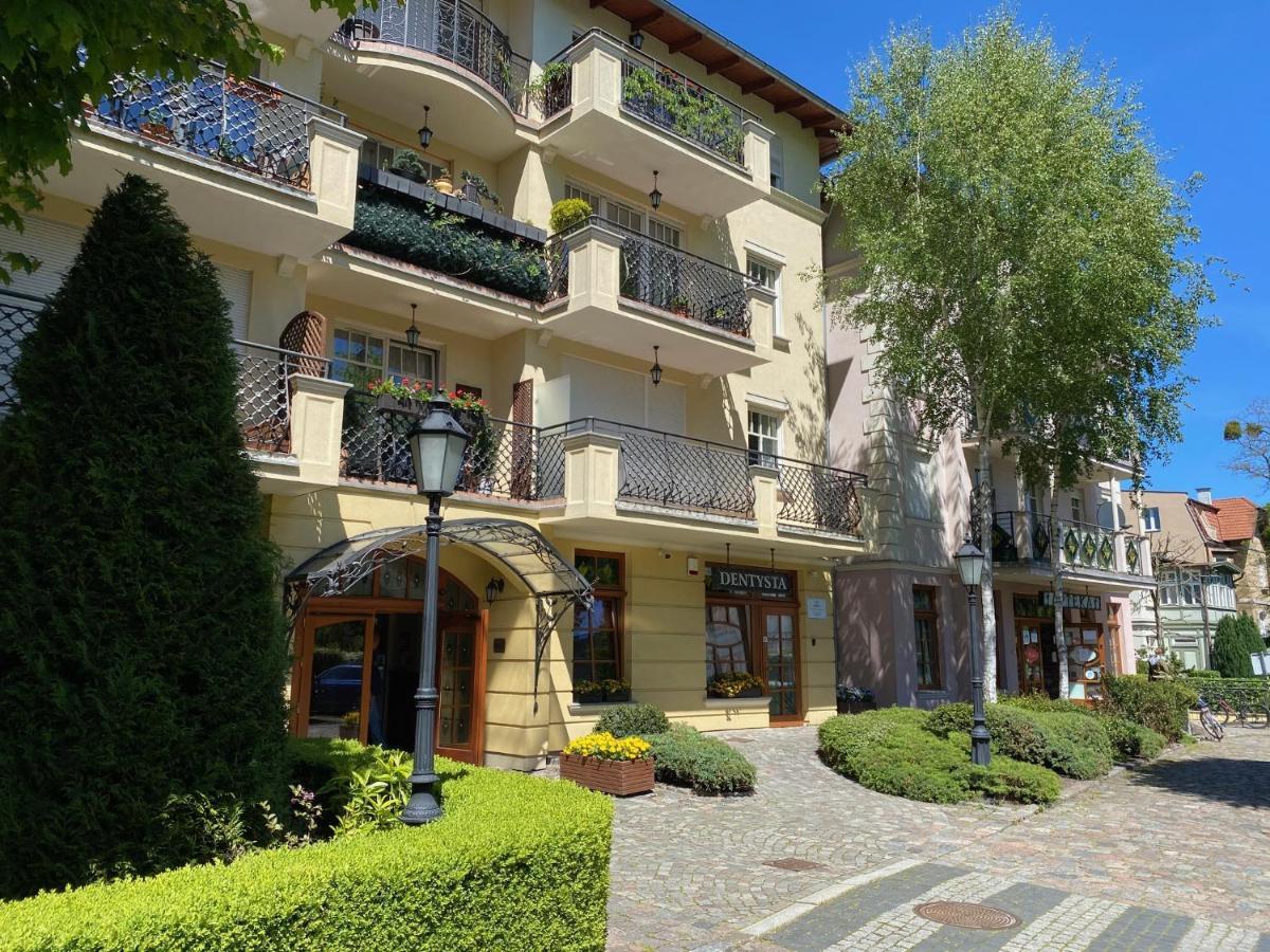 Sanhaus Apartments - Patio Mare - Apartament Z Balkonem I Parkingiem W Centrum Zoppot Exterior foto